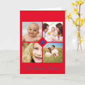 Cool Family Stylish Fab Foto Collage Karte (Gelbe Blume)