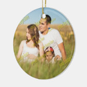 Cool Family Stylish Fab Foto Collage Keramikornament (Links)