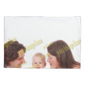 Cool Family Stylish Fab Foto Collage Kissenbezug (Rückseite)