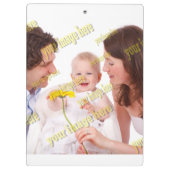 Cool Family Stylish Fab Foto Collage Klemmbrett (Rückseite)