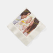 Cool Family Stylish Fab Foto Collage Serviette (Ecke)