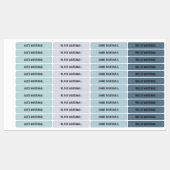 Cool farbcodierte Kinder wasserdichte Namensschild Etiketten (Blatt)