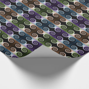 COOL Farbige Spirale Abstractes Muster Geschenkpapier