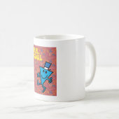 Cool | Farbiger Hintergrund Kaffeetasse (VorderseiteRechts)