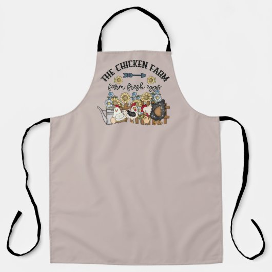 Cool farm fresh eggs vendors schürze (Vorderseite)