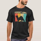 Cool Ferret For Men Boys Dad Ferret Pet Animal T-Shirt (Vorderseite)