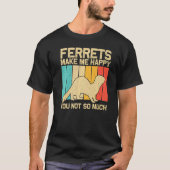 Cool Ferret For Men Women Animal Ferret Owner Rod T-Shirt (Vorderseite)