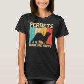 Cool Ferret For Men Women Ferret Pet Animal T-Shirt (Vorderseite)