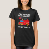 Cool Fire Truck For Men Women Kids Firetruck Firef T-Shirt (Vorderseite)