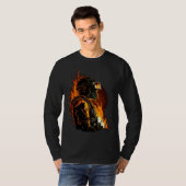 Cool Fire Welder Worker T-Shirt (Vorne ganz)