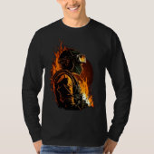 Cool Fire Welder Worker T-Shirt (Vorderseite)