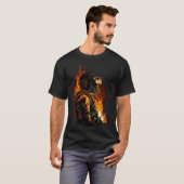 Cool Fire Welder Worker T-Shirt (Vorne ganz)