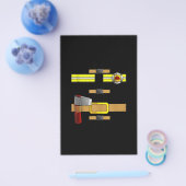 Cool Firefighter Uniform Funny DIY Halloween Flyer (Einzeln)