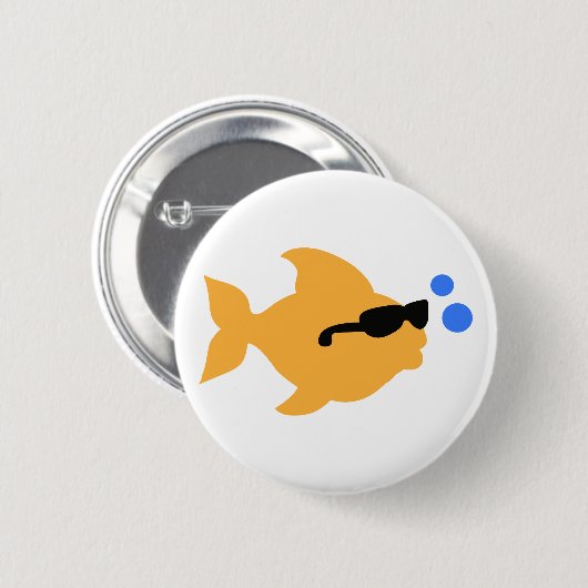 COOL FISH MINI BUTTON (Vorne & Hinten)