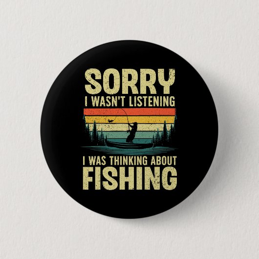 Cool Fishing für Männer Frauen Fischer B Forelle F Button (Vorderseite)