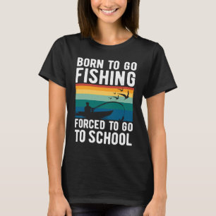 Cool Fishing für Männer Frauen Kinder Bassfischen T-Shirt