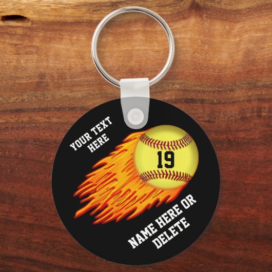 COOL Flaming Software Team Geschenkideen NAME, NUM Schlüsselanhänger (Vorderseite)