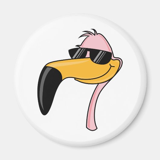 Cool Flamingo Magnet (Vorne)