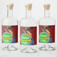 COOL! Flaschenetiketten (4" x 3,5") - Set von 6