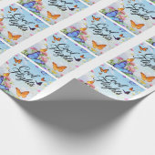 Cool Flights Schmetterling Geschenkpapier (Ecke)