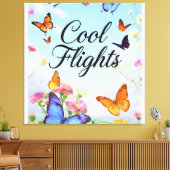 Cool Flights Schmetterling Leinwanddruck (Insitu (Wohnzimmer))