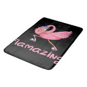 Cool Flverblüffend Flamingo Badematte (Schrägansicht)