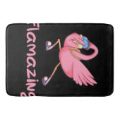 Cool Flverblüffend Flamingo Badematte (Vorderseite)