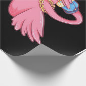 Cool Flverblüffend Flamingo Geschenkpapier (Ecke)