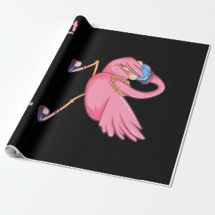 Cool Flverblüffend Flamingo Geschenkpapier