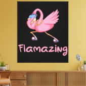 Cool Flverblüffend Flamingo Leinwanddruck (Insitu (Wohnzimmer))