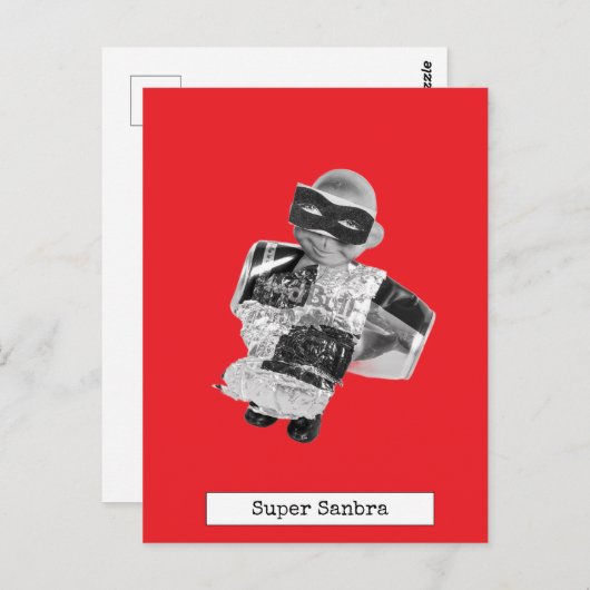 Cool Flying Doll Postkarte (Vorne/Hinten)