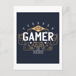 Cool Forever GAMER Gaming Geschenke Teen Boy Girl Postkarte