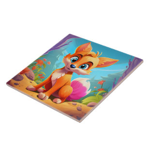 Cool Fox Behalte oder entwirft einen eigenen Fliese