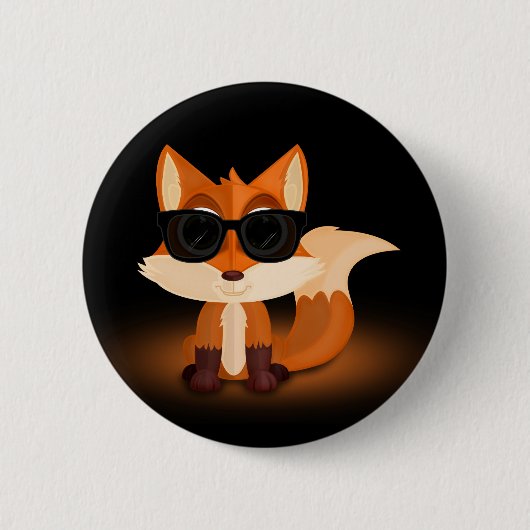Cool Fox Button (Vorderseite)