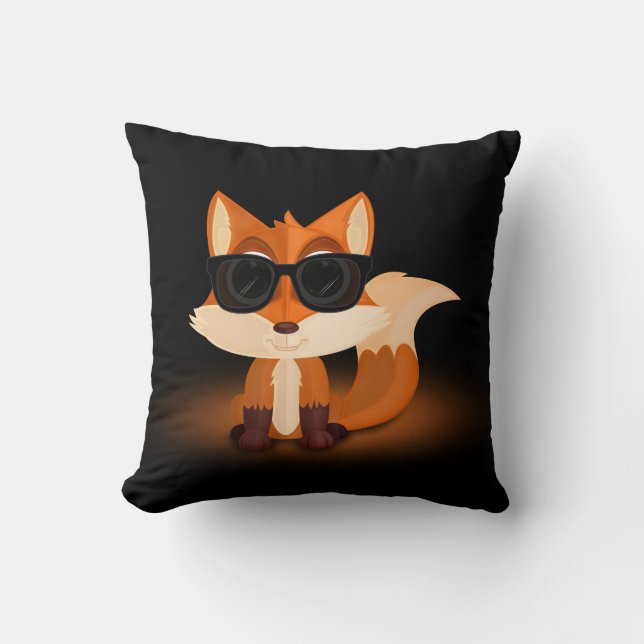 Cool Fox Kissen (Vorderseite)