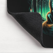 Cool Fox Skeleton Halloween Christmas Birthday  Mousepad (Ecke)