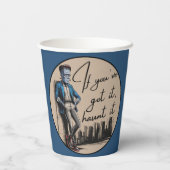 Cool Frankenstein, wenn du es Got hast, jagst es Pappbecher (Rückseite)