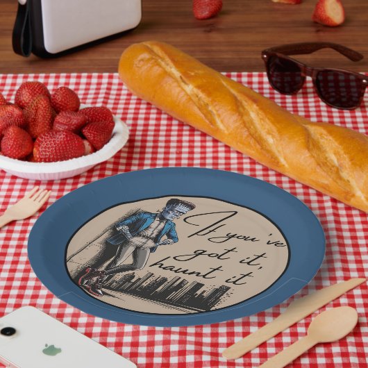 Cool Frankenstein, wenn du es Got hast, jagst es Pappteller (Picknick)