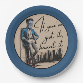 Cool Frankenstein, wenn du es Got hast, jagst es Pappteller