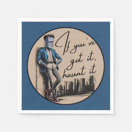 Cool Frankenstein, wenn du es Got hast, jagst es Serviette