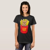 Cool French Bulldog Frenchie Fries T-Shirt (Vorne ganz)