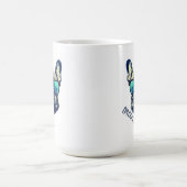 Cool French Bulldog in Sunglasses Verwandlungstasse (Zentrum)