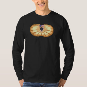 Cool Frilled Neck Lizard mit amerikanischer Flagge T-Shirt