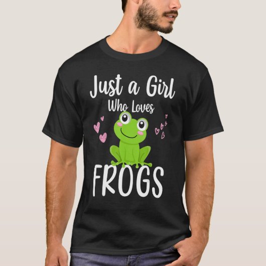 Cool Frog For Women Girls Kids Toad Frog   Zookeep T-Shirt (Vorderseite)