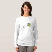 Cool Frog “Just Vibing” Funny T-Shirt (Vorne ganz)