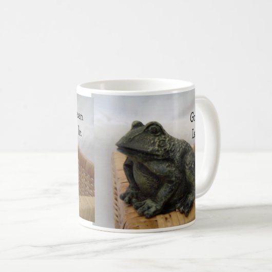 Cool Froschgrün ist in Kaffeetasse (VorderseiteRechts)