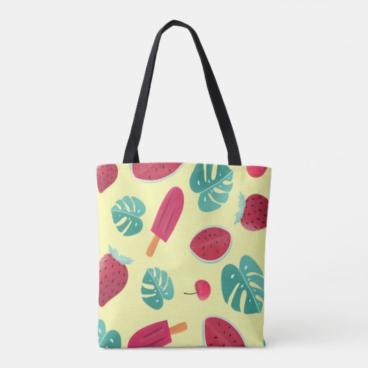 Cool & fruchtig Sommersonne Tasche (Rückseite)