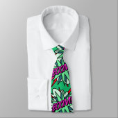 Cool Fun Comic Book BOOM Superhero Neck Tie Krawatte (Gebunden)