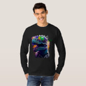 Cool fun dinosaur Rex with sunglasses T-Shirt (Vorne ganz)