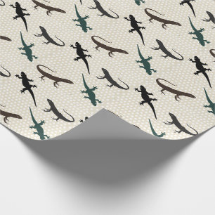 Cool Fun Grafik Trendige Erdig Vintage Eidech Geschenkpapier